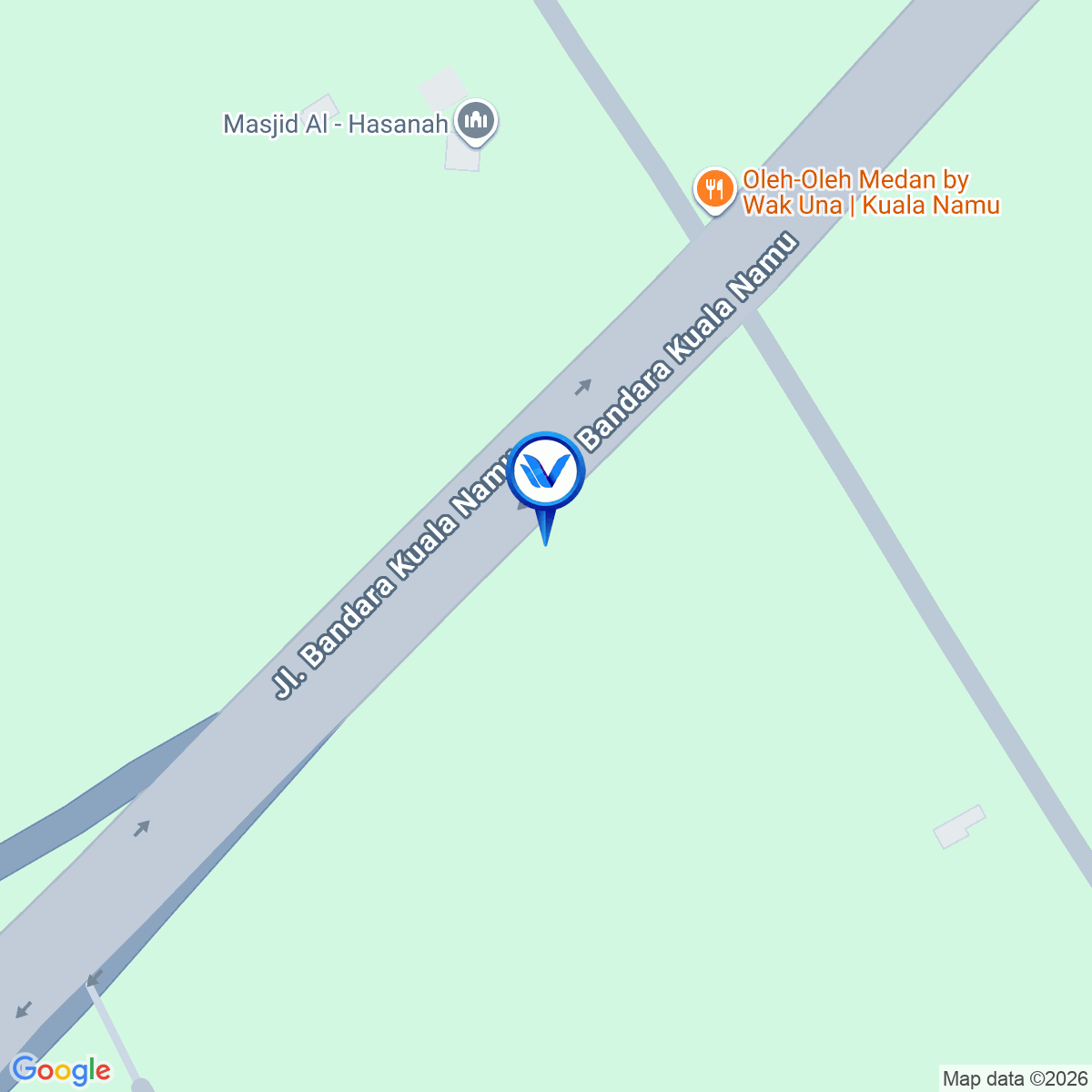 Peta Lokasi Jl. Arteri KNIA (Btg. Kuis - Deli Serdang), Medan