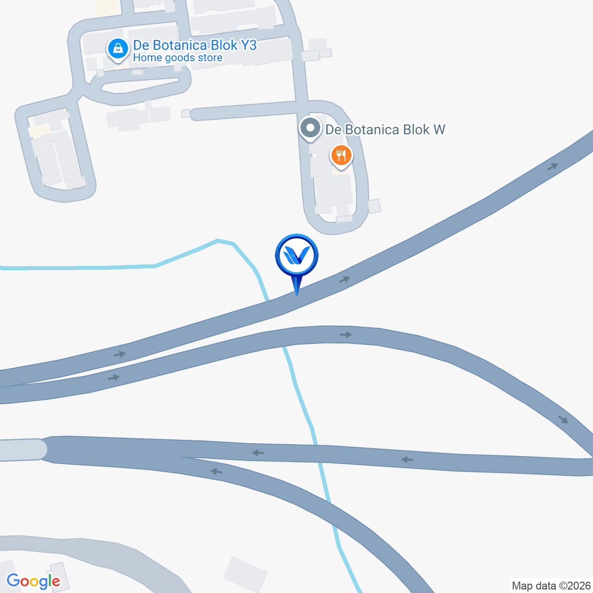 Peta Lokasi Tol Jagorawi KM 41+400 B, Bogor