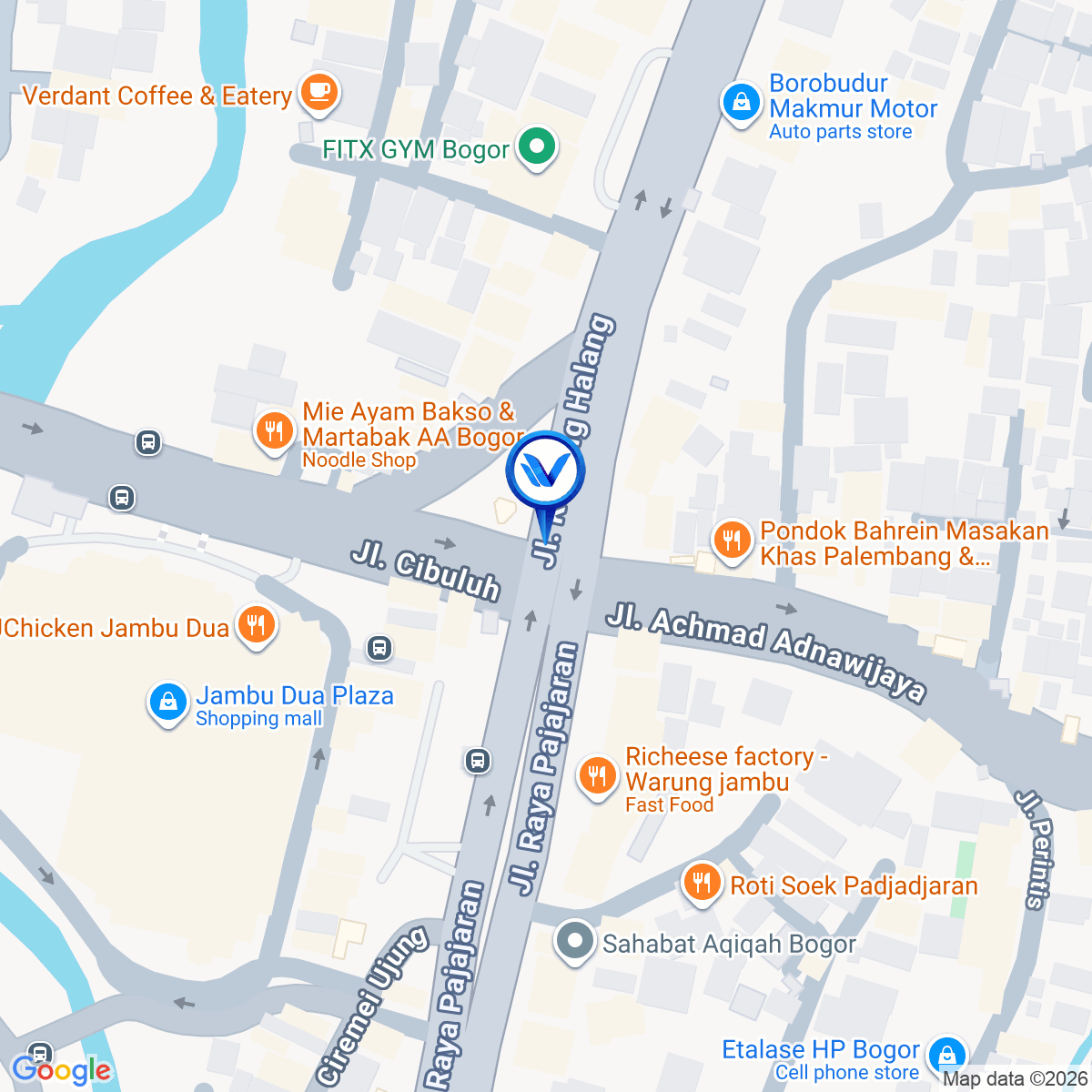 Peta Lokasi JL. Padjajaran / KS Tubun (Taman Jambu 2) 3, Bogor