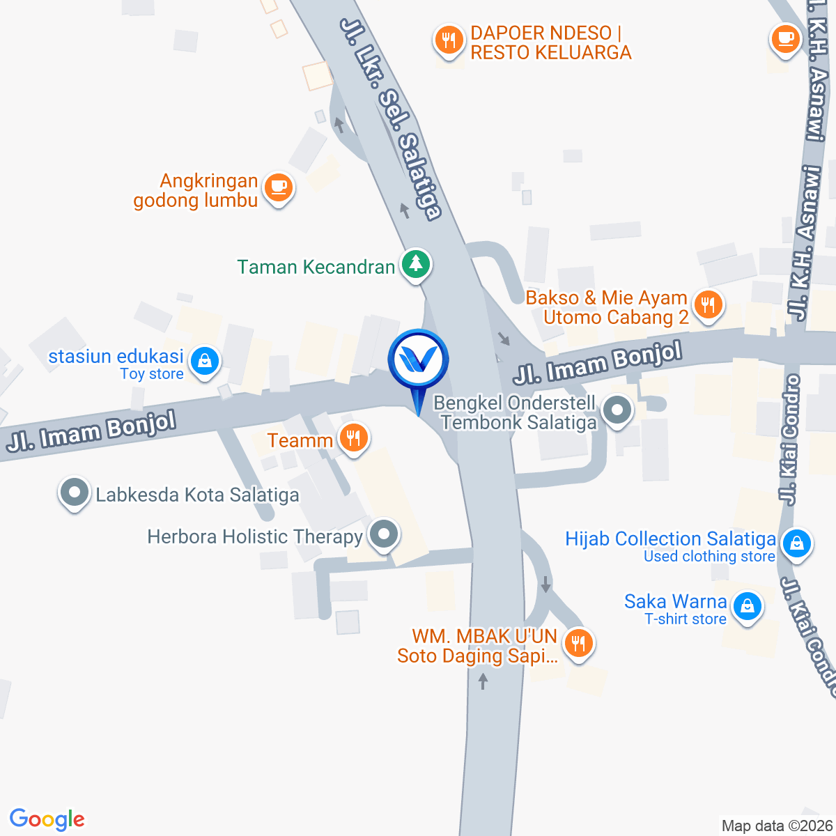 Peta Lokasi Jl. Lingkar Salatiga | Kecandran, Salatiga