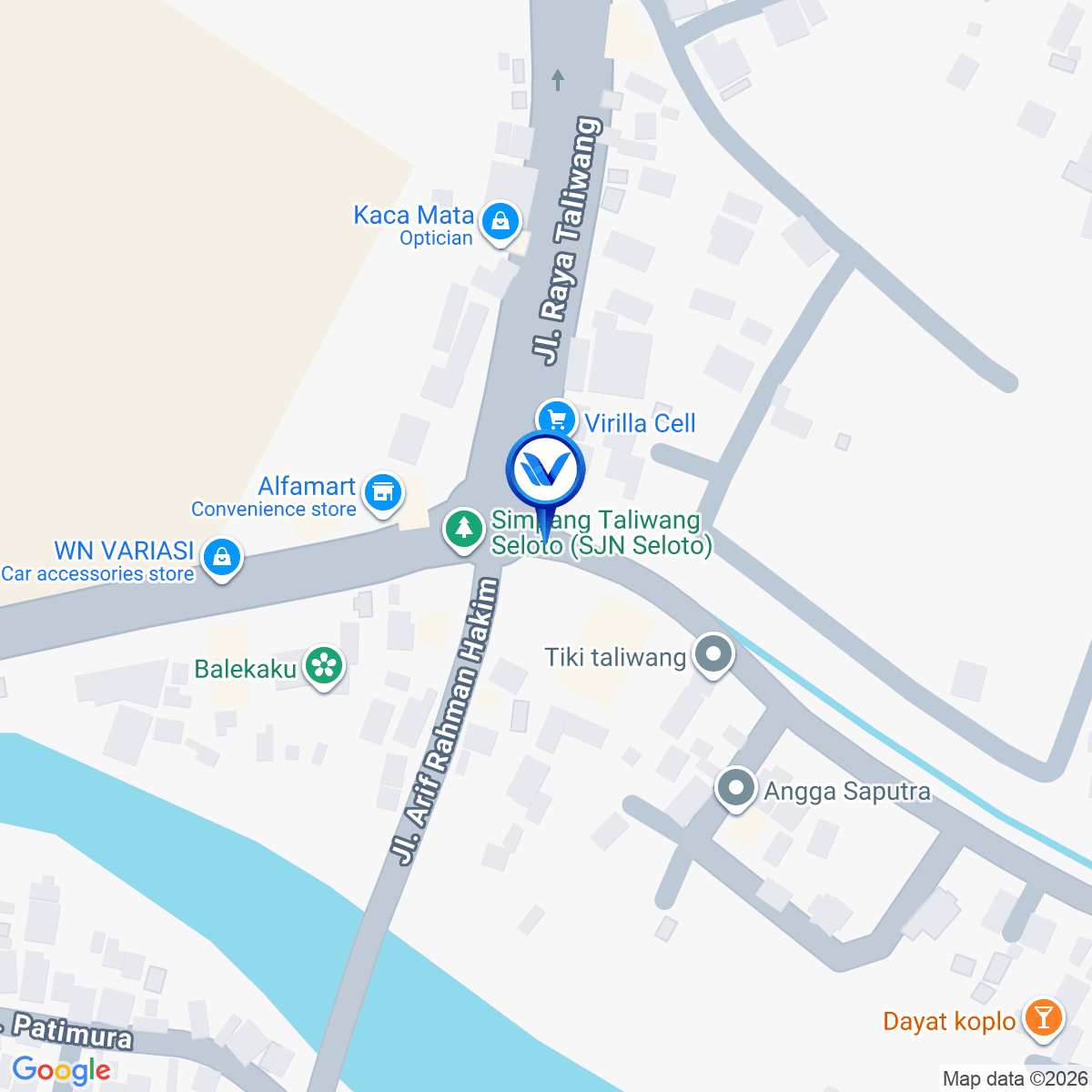Peta Lokasi Jl. Raya Taliwang (Simpang Taliwang), Sumbawa Barat